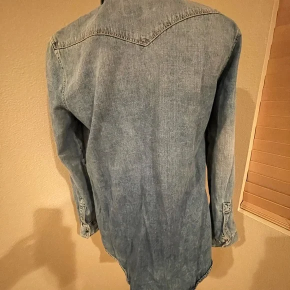 Zara Denim Shirt Size M - Picture 6 of 7